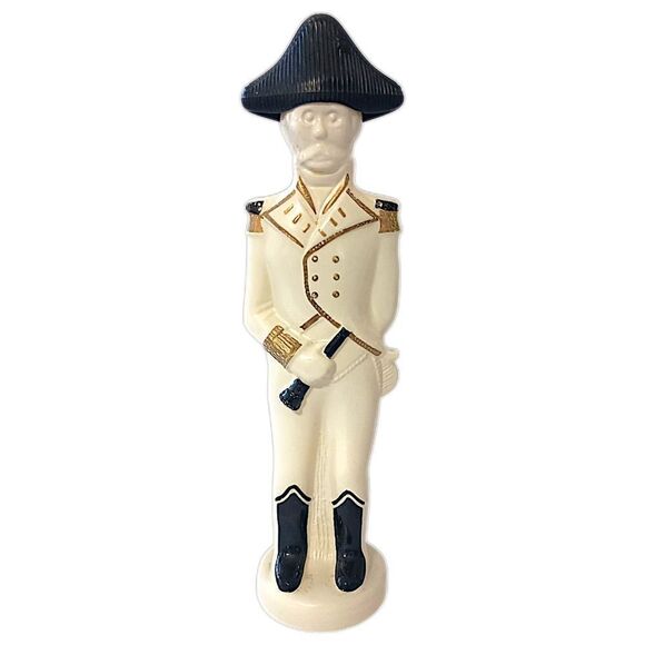 Old Spice Admiral Decanter Aftershave Empty Glass Napoleon French Officer Vtg. - Picture 13 of 13